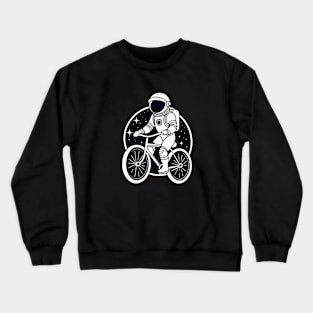 Cycling Time - Astronaut Cosmic Adventure Crewneck Sweatshirt